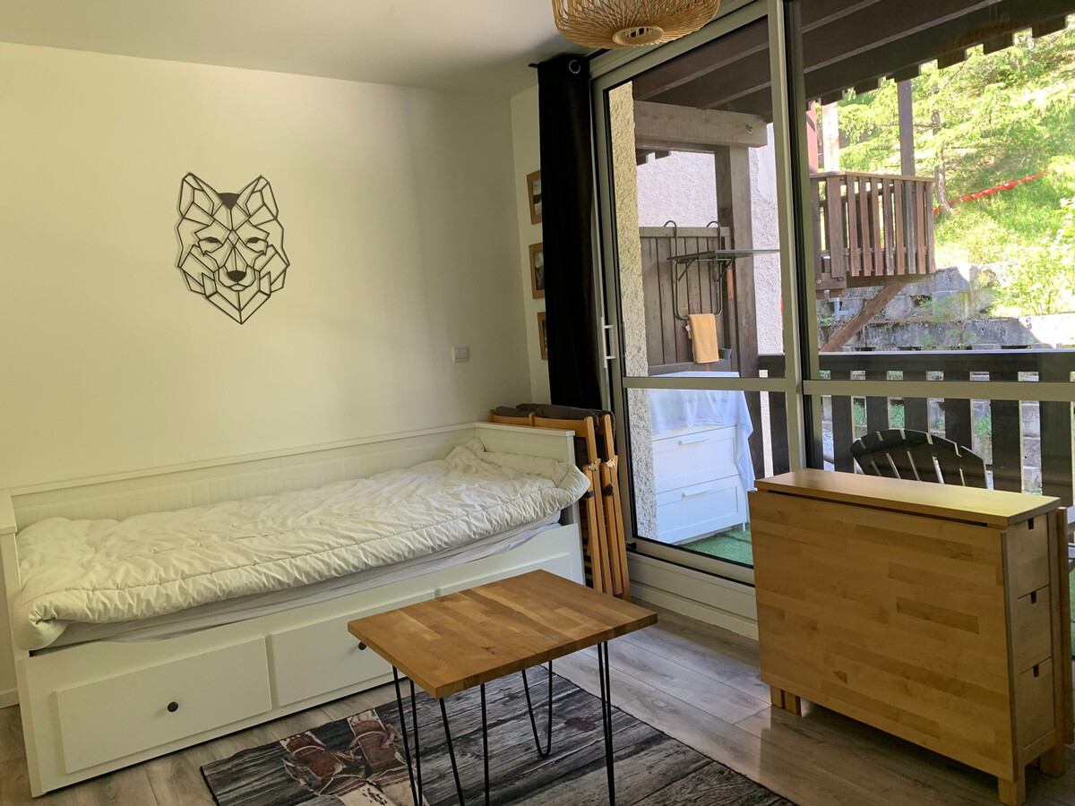 Studio rénové 4 pers. à Pra-Loup, balcon montagne - Photo 2