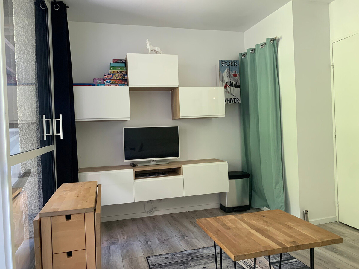 Studio rénové 4 pers. à Pra-Loup, balcon montagne - Photo 9