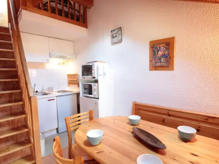 Studio mezzanine 4-5 pers aux Carroz, 450m des pistes : photo 2
