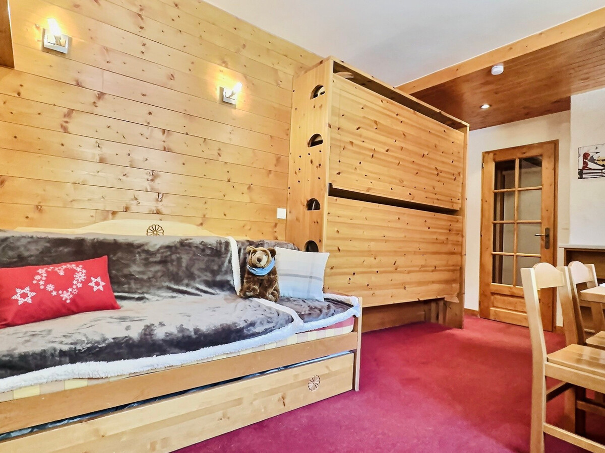 Studio 23m² Val-d'Isère, 1er étage, vue village - Photo 1