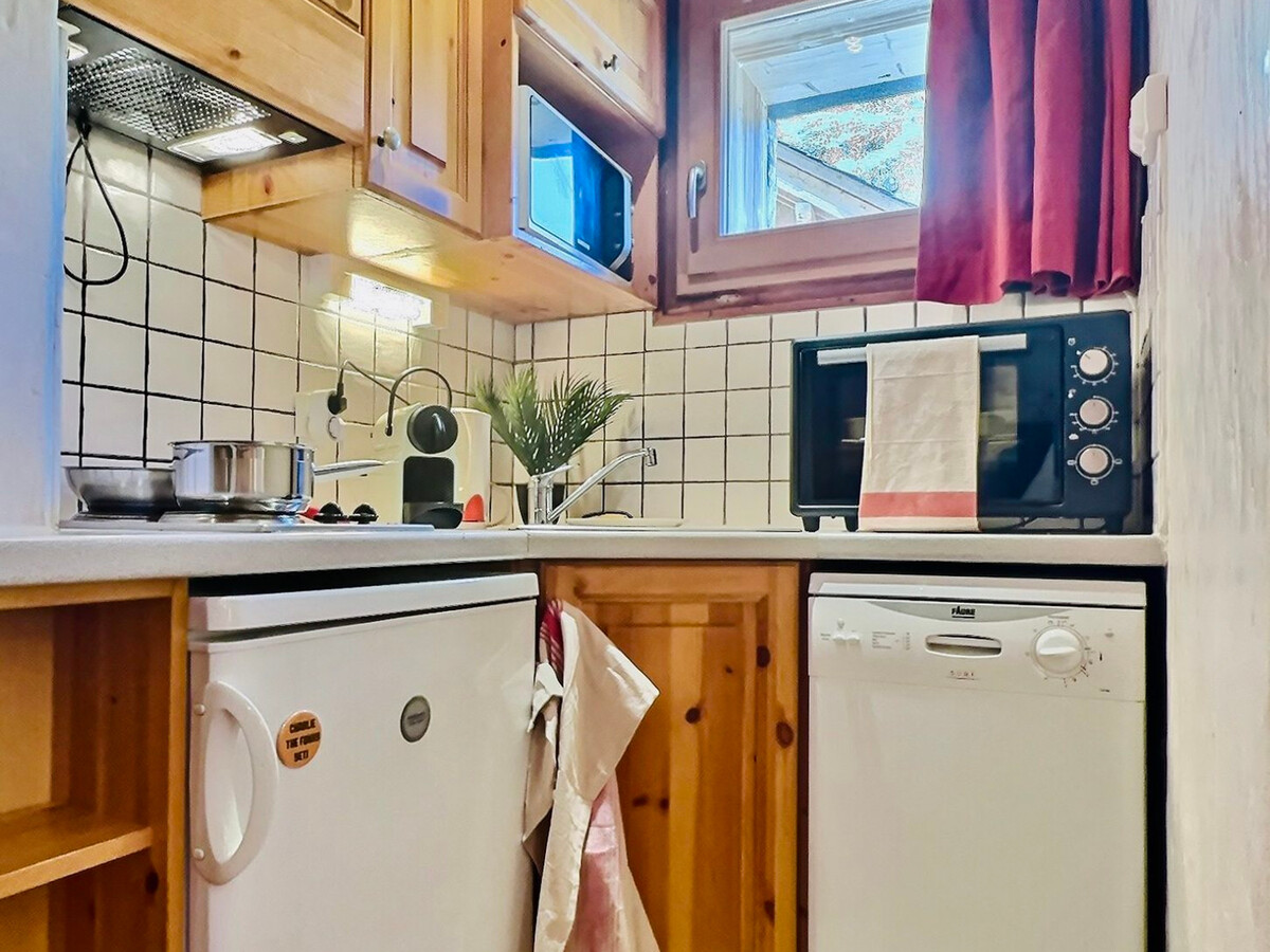 Studio 23m² Val-d'Isère, 1er étage, vue village - Photo 5