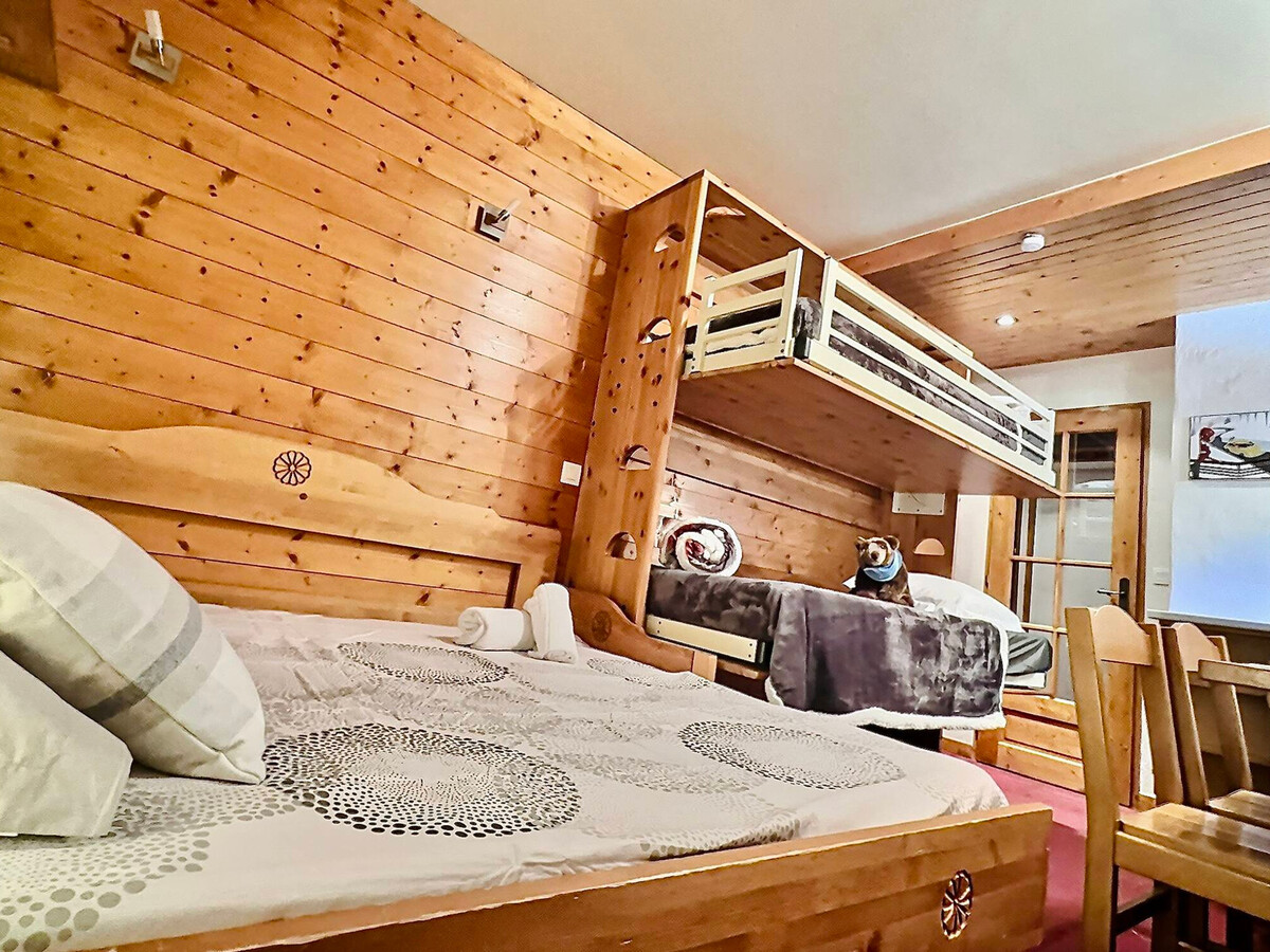 Studio 23m² Val-d'Isère, 1er étage, vue village - Photo 9