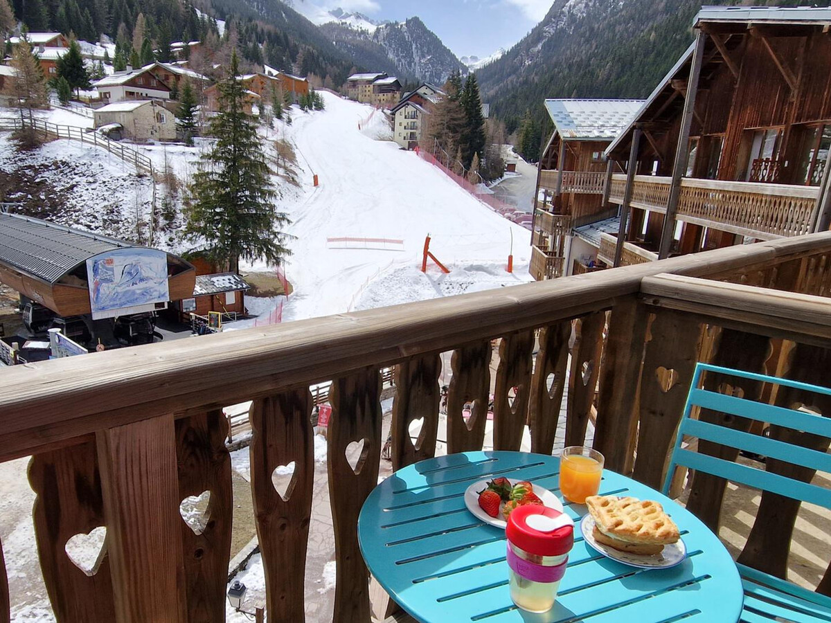 Studio 3 pers. Valfréjus avec balcon et casier à skis - Photo 1