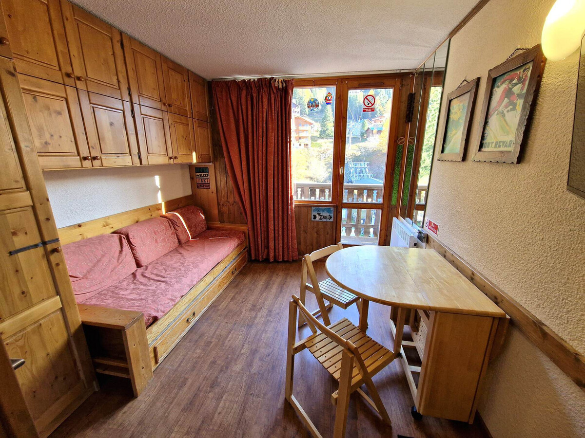 Studio 3 pers. Valfréjus avec balcon et casier à skis - Photo 2