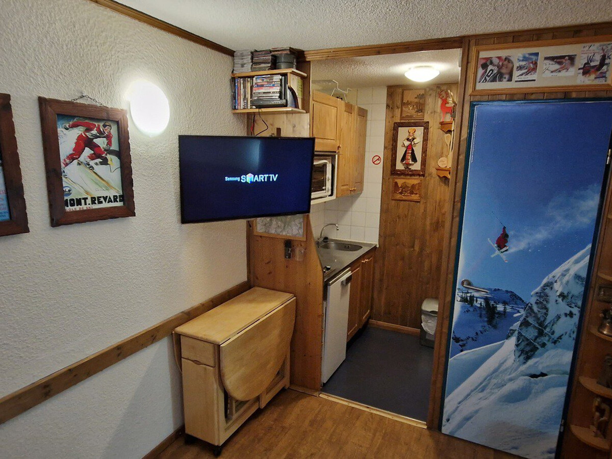 Studio 3 pers. Valfréjus avec balcon et casier à skis - Photo 4