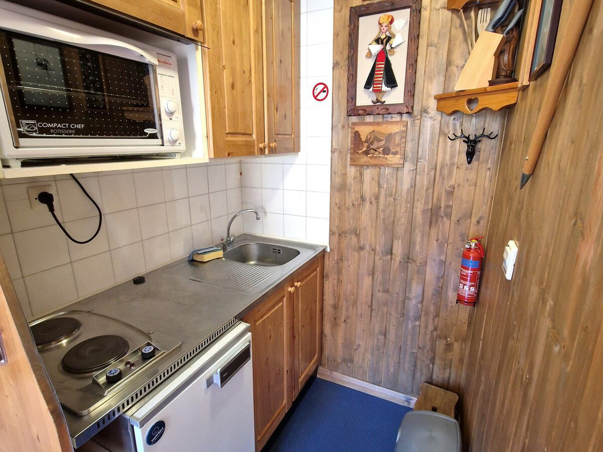 Studio 3 pers. Valfréjus avec balcon et casier à skis - Photo 16