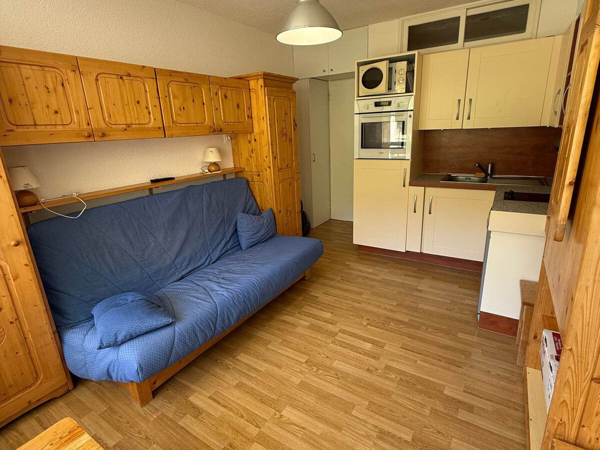 Studio cabine 24m² au pied des pistes avec balcon - Photo 2