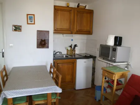 Studio 3 couchages au pied des pistes avec balcon : photo 5