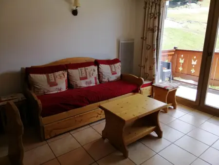 Location appartement à Les Adrets Prapoutel, 2 pièces confortables au pied des pistes avec parking privé