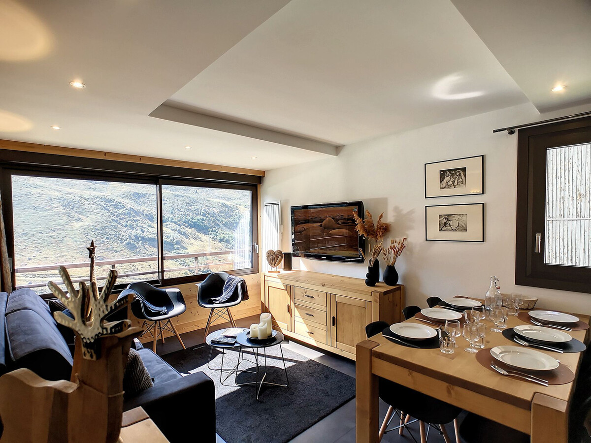 Appartement 6 pers aux Menuires, accès direct piste - Photo 1