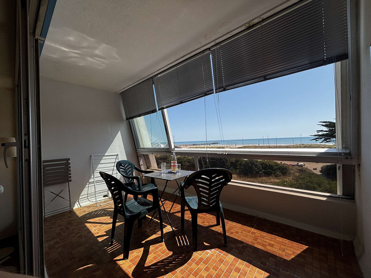 Studio 3 pers bord de mer, balcon loggia, parking - Photo 5