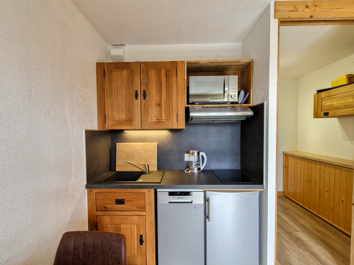 Studio rénové avec cabine, balcon Sud à Flaine - Photo 4