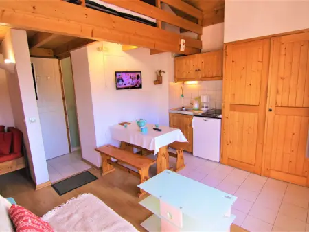 Location appartement à Les Saisies, Studio Mezzanine Charmant Les Saisies - Animaux Admis