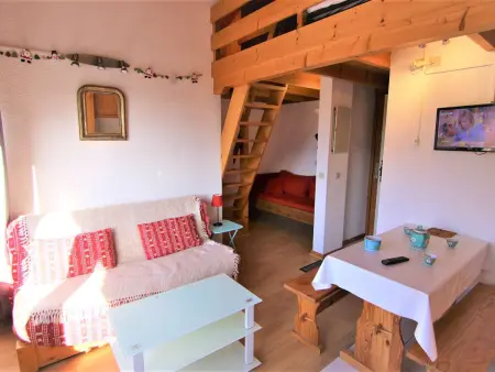 Studio Mezzanine Les Saisies, Animaux Admis : photo 2