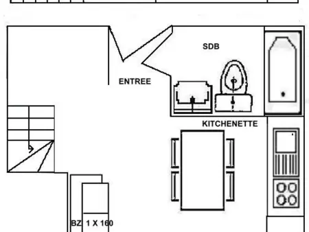 Studio Mezzanine Les Saisies, Animaux Admis : photo 3