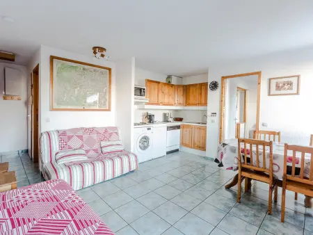 Location appartement à La Plagne Montchavin Les Coches, Appartement 2 pièces à 1min des pistes, balcon, casier à skis, parking gratuit, ménage inclus