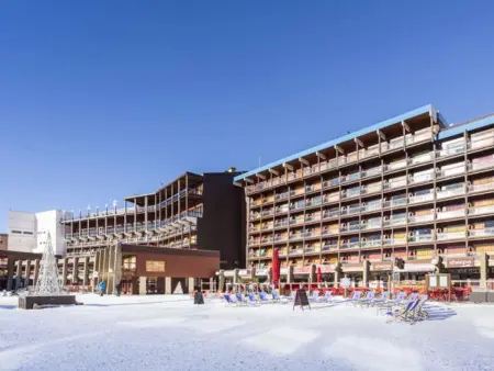 Studio 28m² ski aux pieds, balcon sud vue pistes : photo 10