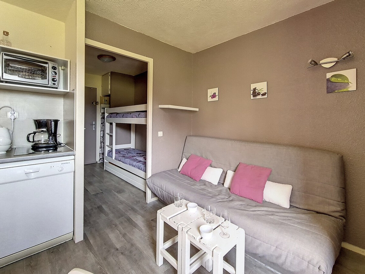 Studio 22m² aux Menuires, 4 pers., balcon et lit superposé - Photo 10