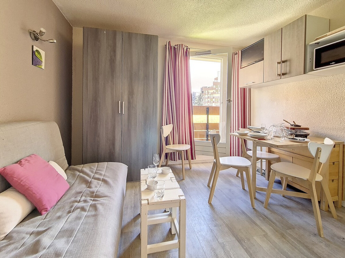 Studio 22m² aux Menuires, 4 pers., balcon et lit superposé - Photo 11