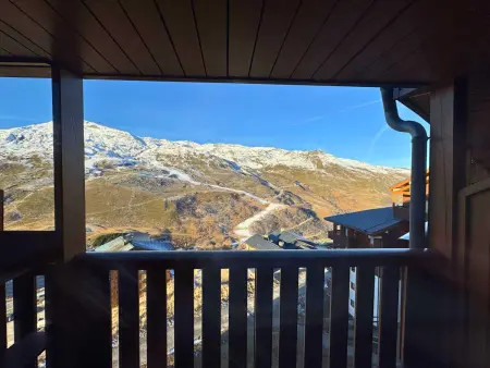 Appartement cabine 6 pers. aux Menuires, balcon Sud-Ouest vue montagne : photo 9