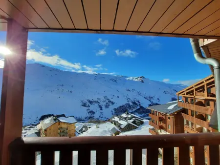 Appartement cabine 6 pers. aux Menuires, balcon Sud-Ouest vue montagne : photo 12