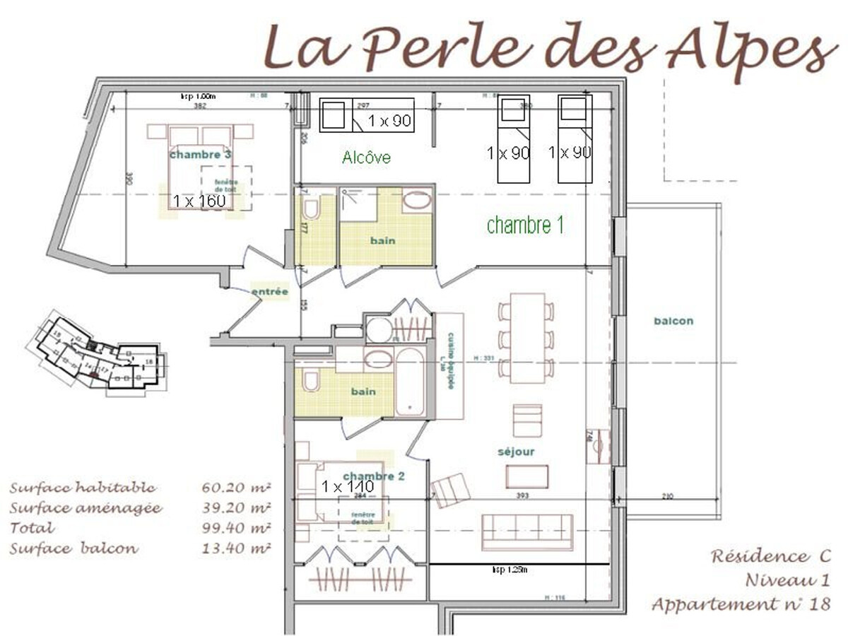 Appartement 4 pièces avec piscine chauffée aux Saisies - Photo 3