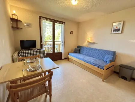 Location appartement à Demi Quartier, Studio confortable avec balcon, proche des pistes - 2 couchages à Demi-Quartier