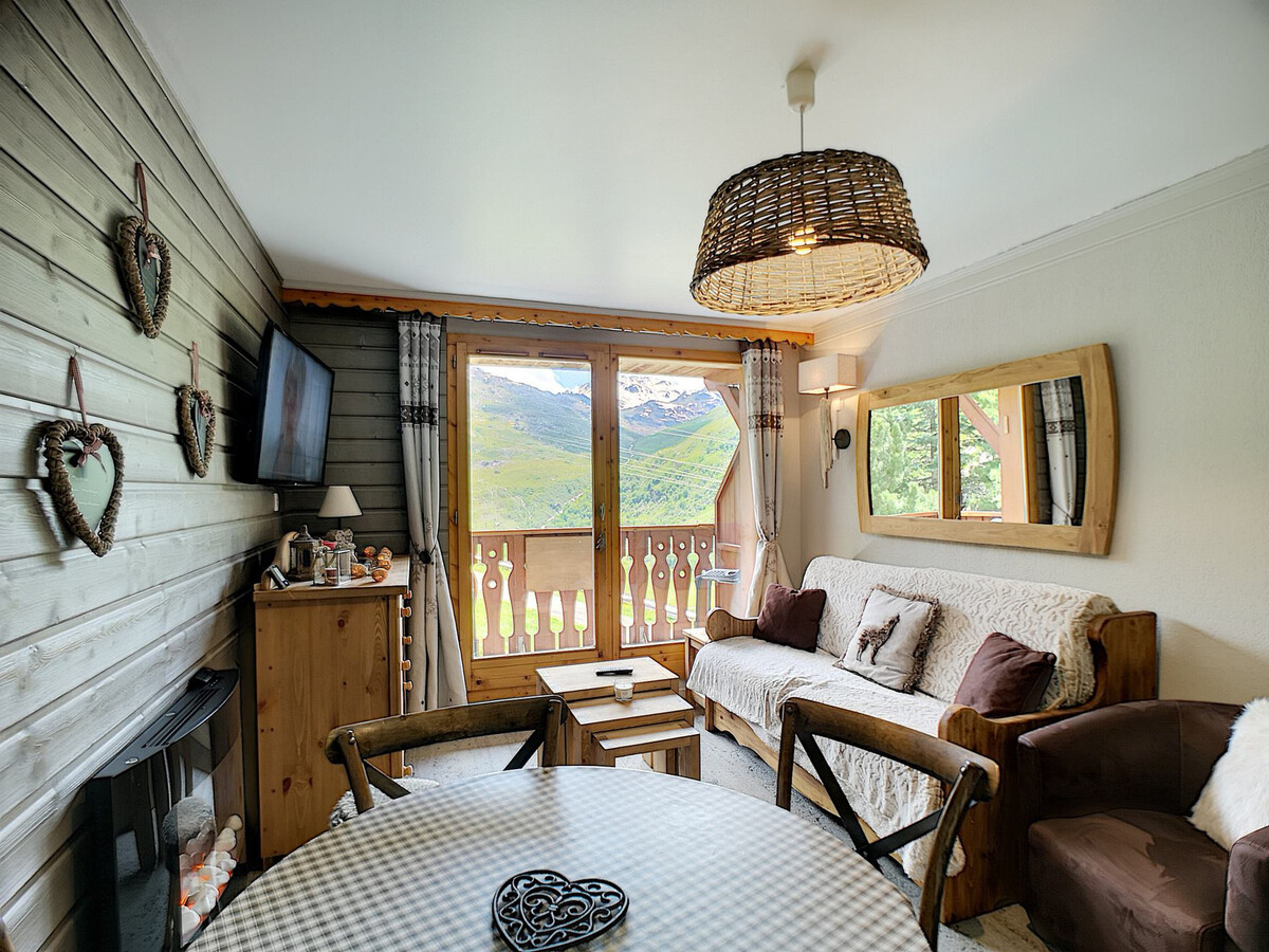 2 pièces 4 pers, balcon sud, pied des pistes - Photo 1