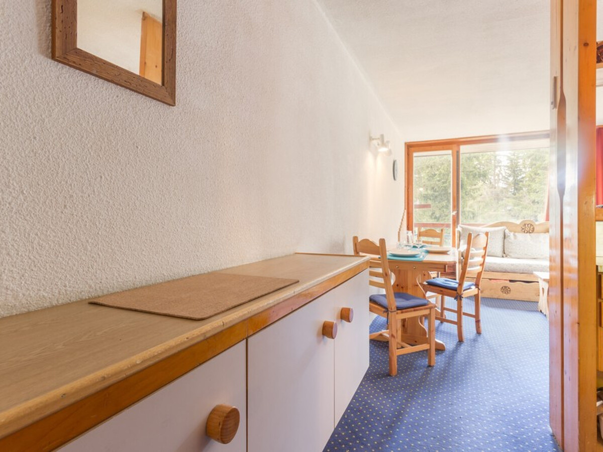 Studio cabine 28m² aux Arcs 1800, balcon vue pistes - Photo 5