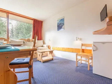 Location appartement à Les Arcs 1800, Studio au pied des pistes avec balcon