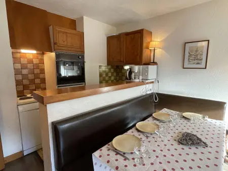 T2 cabine 37m² pistes et village à 600m, parking : photo 5