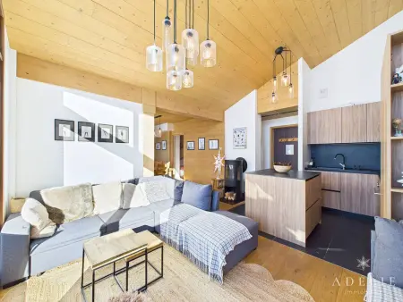 Apt 5P, 10 pers., terrasse sud, 400m pistes : photo 2