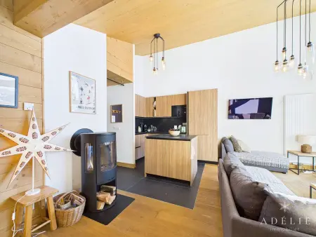 Apt 5P, 10 pers., terrasse sud, 400m pistes : photo 3