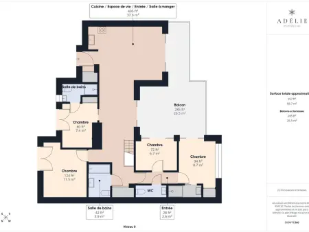 Apt 5P, 10 pers., terrasse sud, 400m pistes : photo 28
