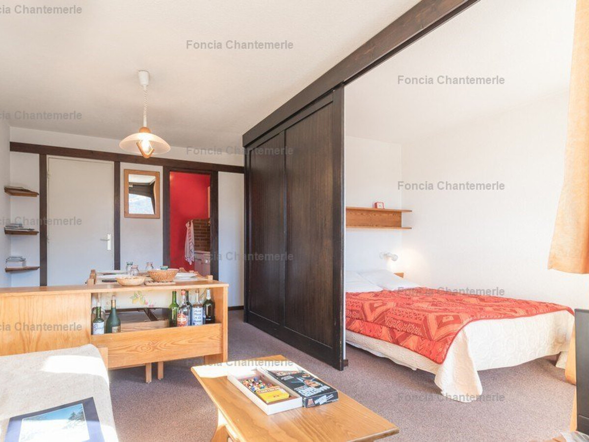 Studio 4 pers Serre-Chevalier, balcon et coin nuit séparé - Photo 1