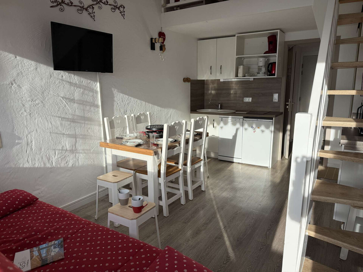 Studio 6 pers. aux Saisies, balcon sud face Mont Bisanne - Photo 4