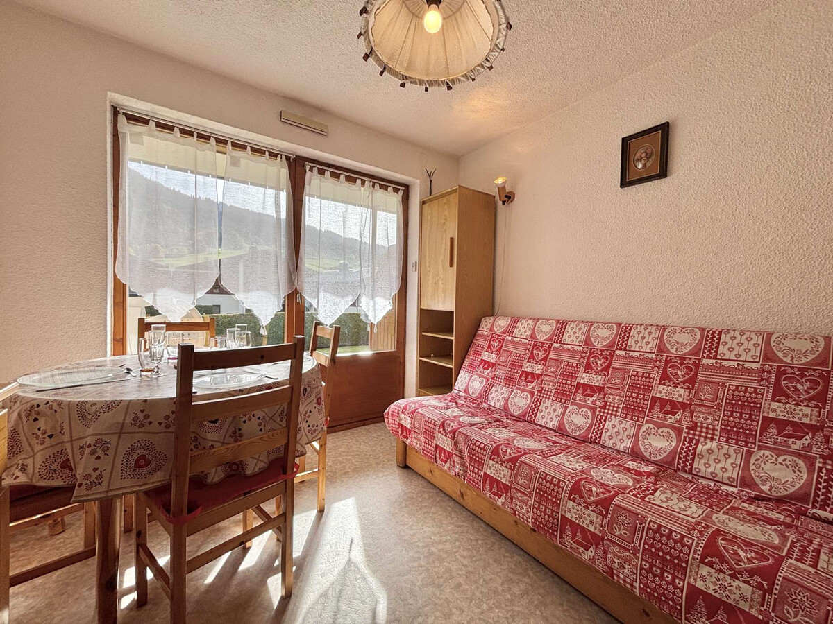Studio cabine 4 pers. avec terrasse sud et parking à Praz-sur-Arly - Photo 1