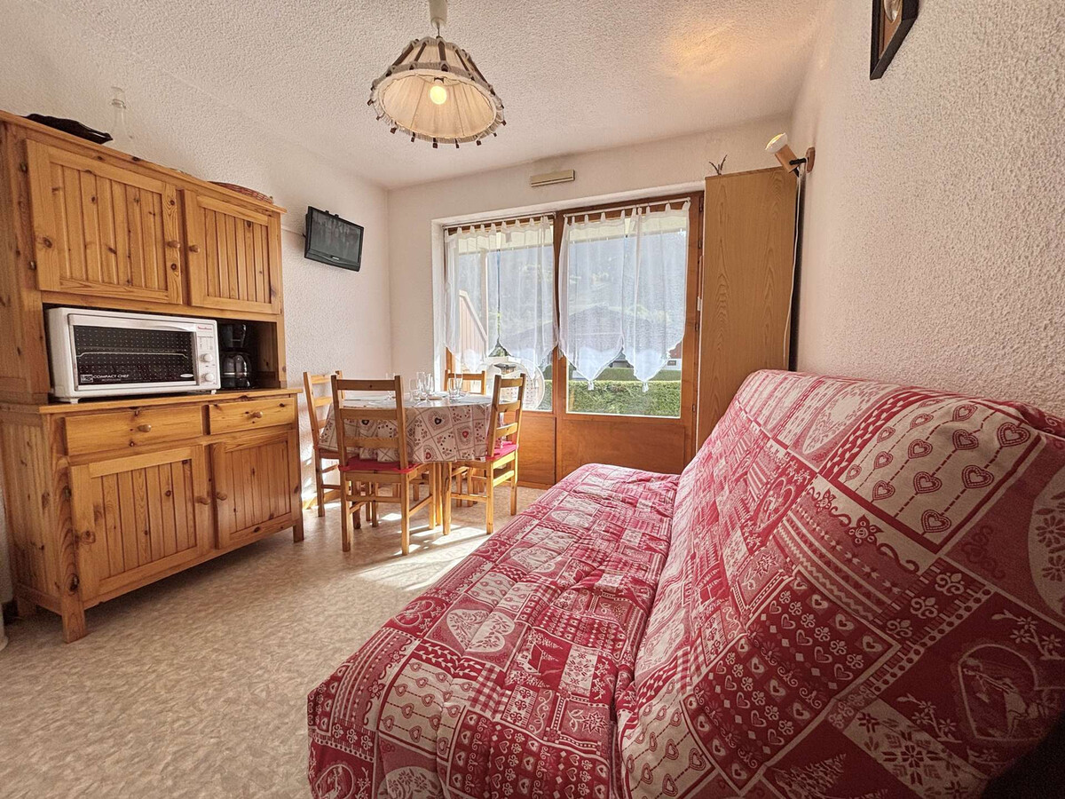 Studio cabine 4 pers. avec terrasse sud et parking à Praz-sur-Arly - Photo 2