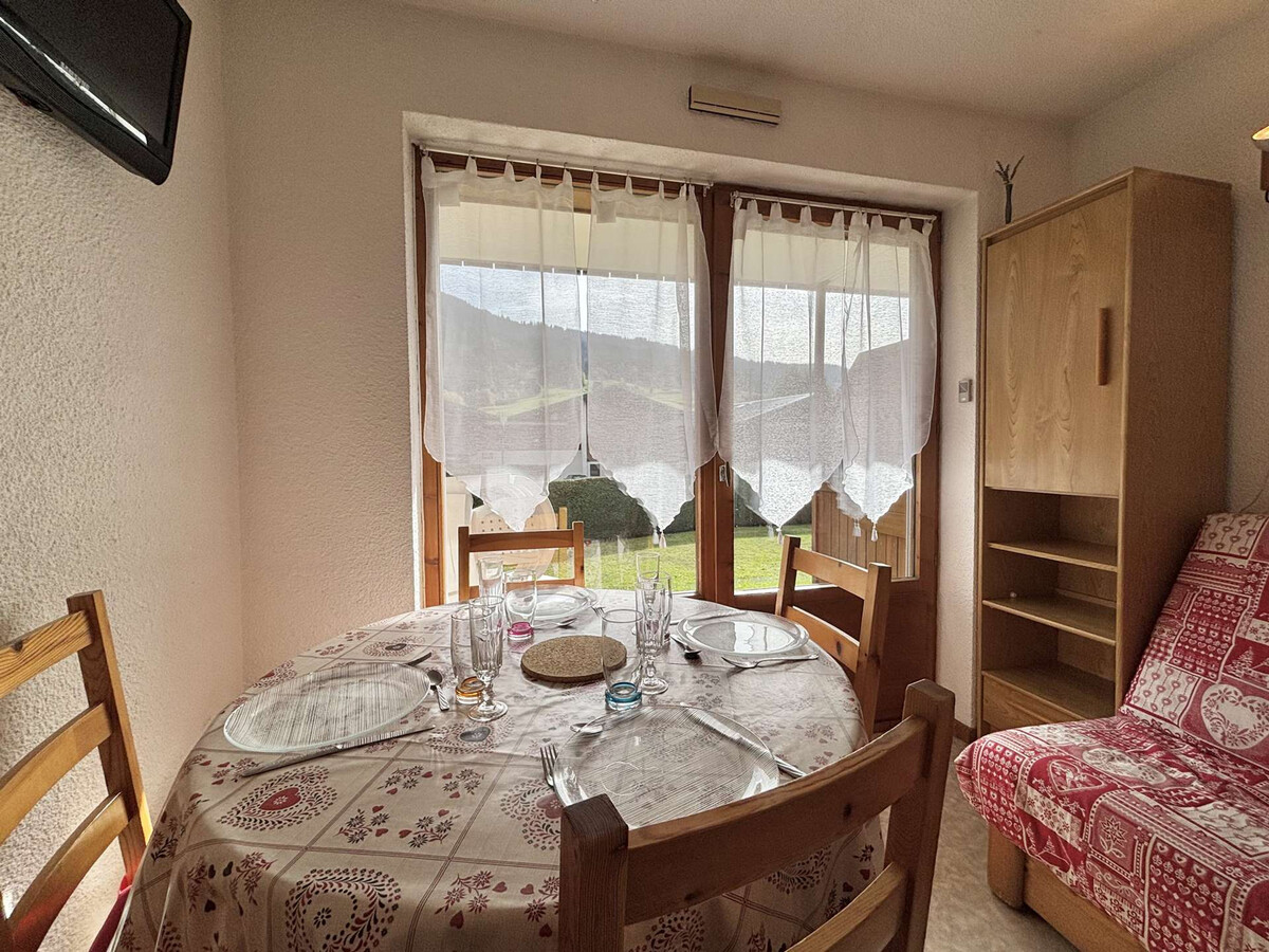 Studio cabine 4 pers. avec terrasse sud et parking à Praz-sur-Arly - Photo 5