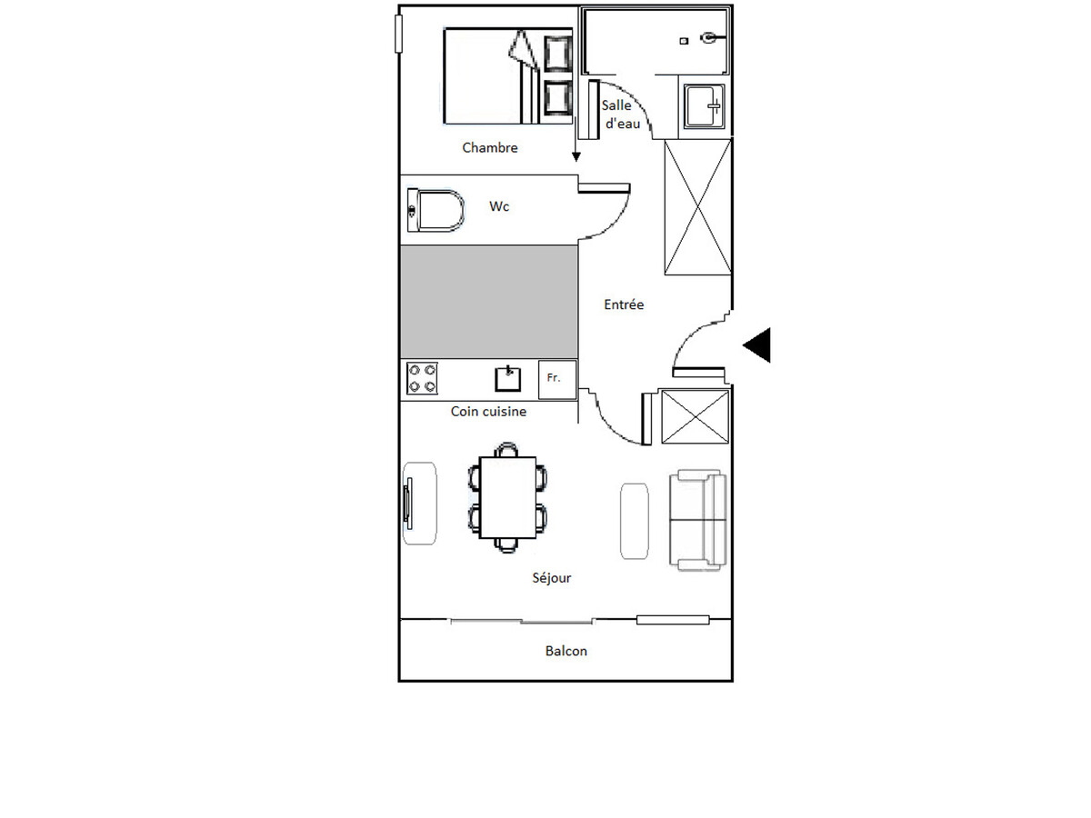 Appartement 2 pièces avec balcon, parking Méribel - Photo 11
