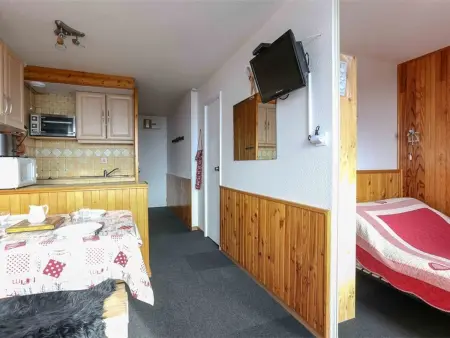 Appartement 26 m² Val Thorens, balcon Sud, skis aux pieds : photo 4