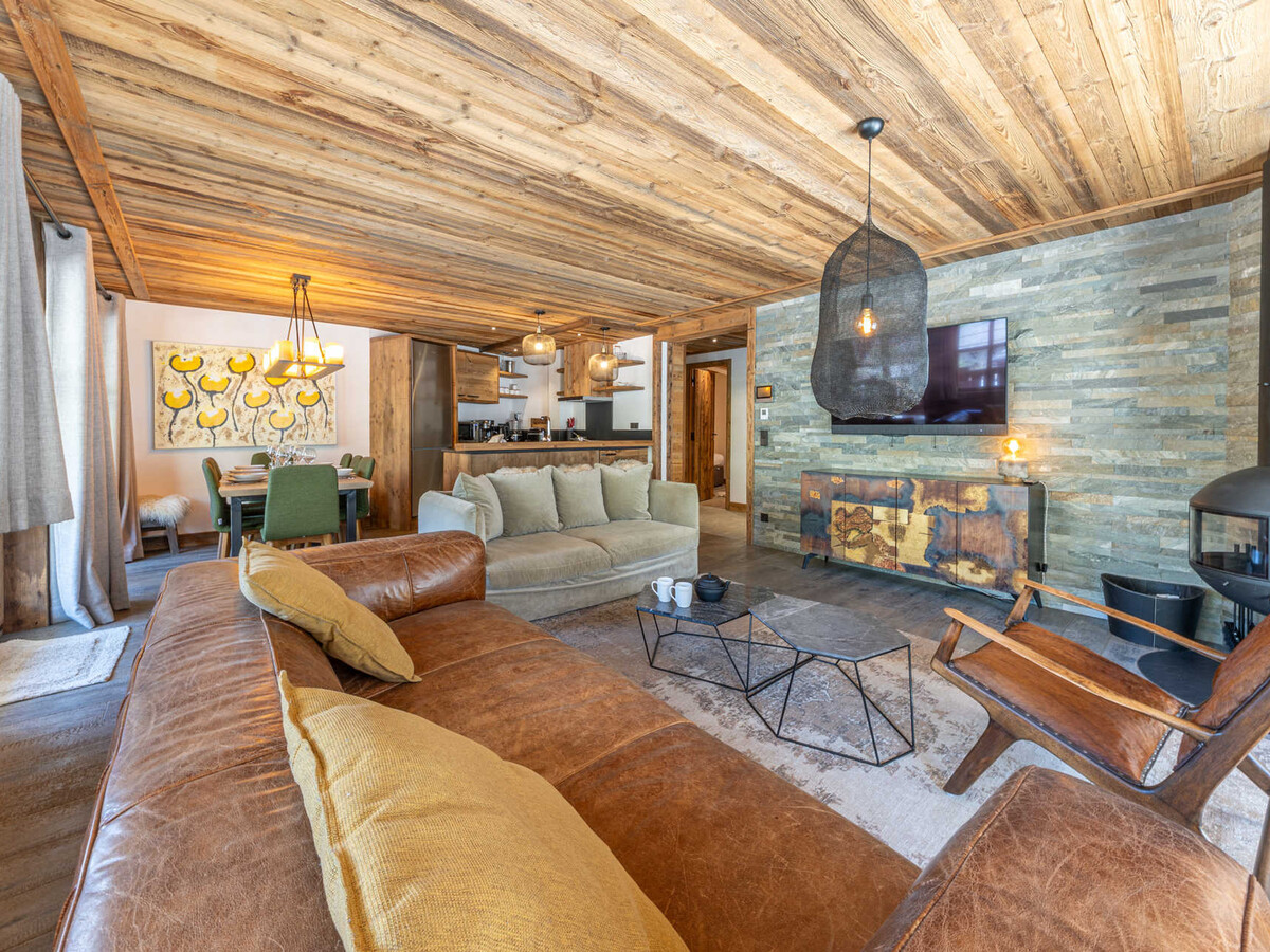 Appartement 8 pers. piscine et sauna à Val-d'Isère - Photo 2
