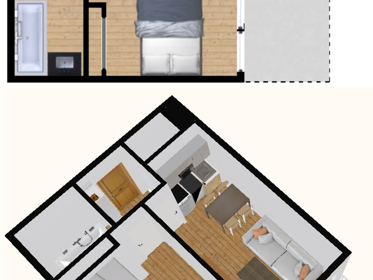 Appart 27m² skis aux pieds, parking couvert à Val-d'Isère - Photo 9