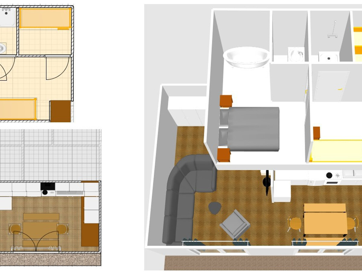Duplex 40 m² Val-d'Isère : 5 pers., balcon Est, parking couvert - Photo 16