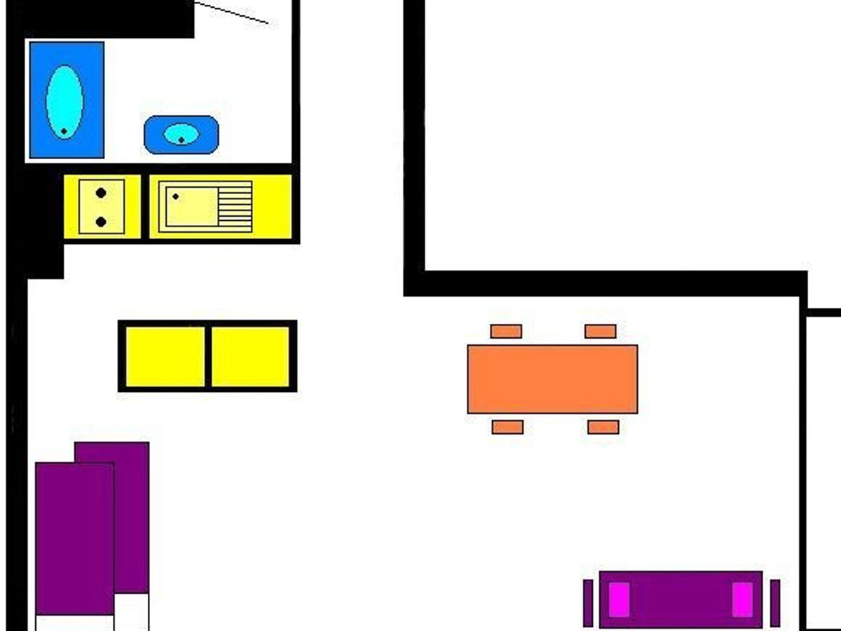 Studio 4 personnes centre station Vars - Photo 13