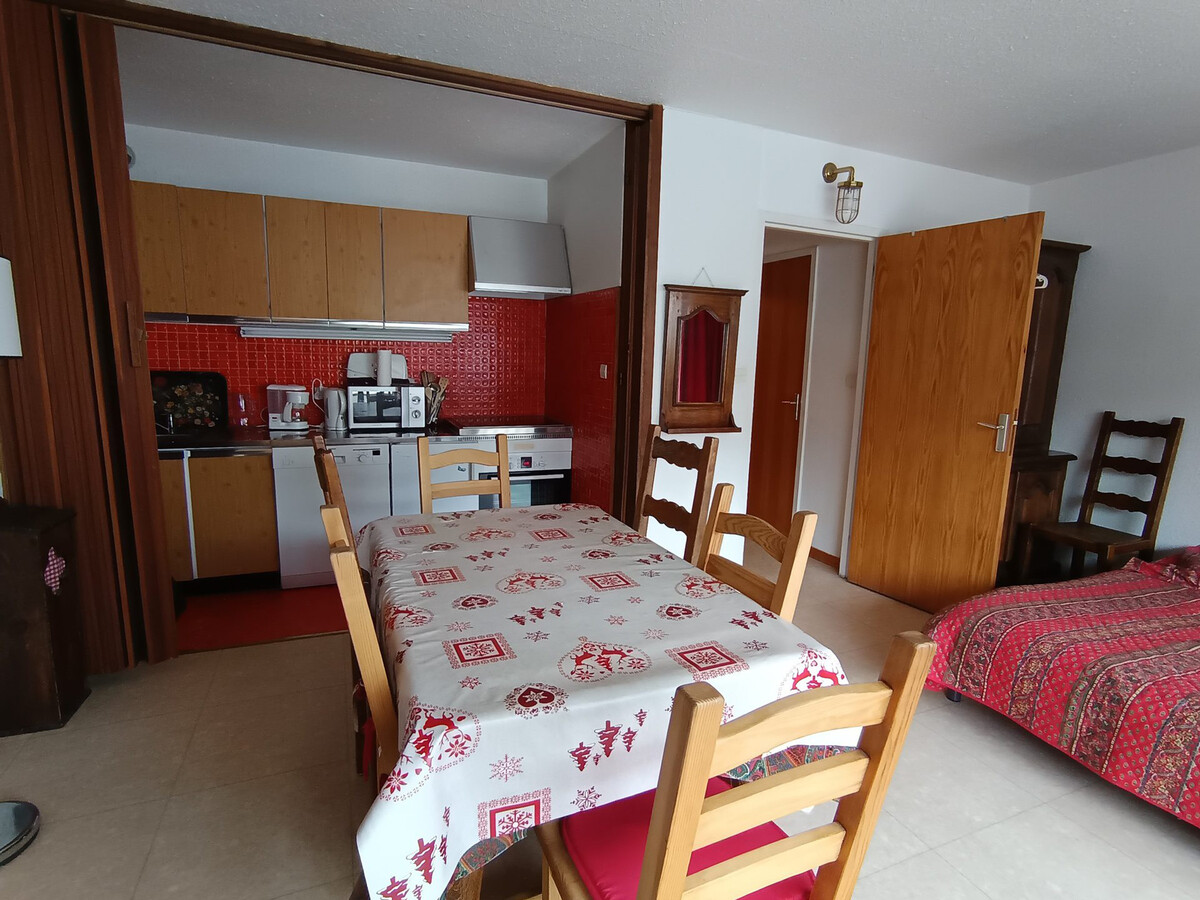 Studio 40 m² pour 4, balcon sud, proche pistes - Photo 1