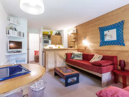 Location appartement à Valmorel, Studio confortable proche des pistes avec terrasse aux Avanchers-Valmorel