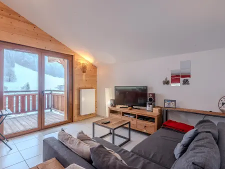 Appartement 3 pièces Morzine, terrasse montagne, sauna