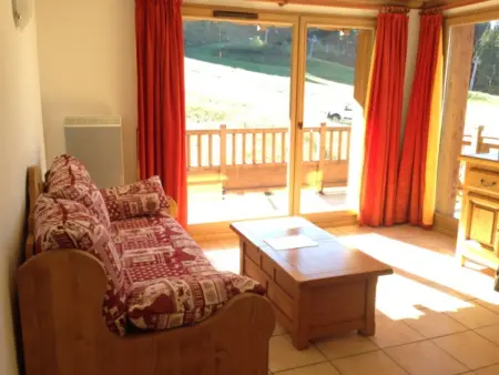 Location appartement à Les Adrets Prapoutel, 3 pièces cabine de luxe au pied des pistes avec parking privé