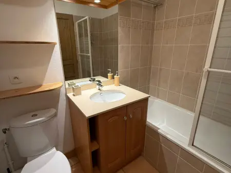 Appartement 3 pièces cabine aux Adrets-Prapoutel, vue piste : photo 7